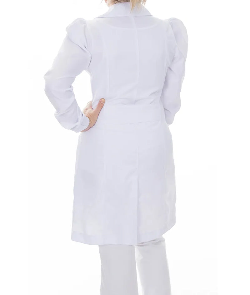 YARA- Traditional Notched Lapel, Puff Sleeve, Slim Fit, Buttons